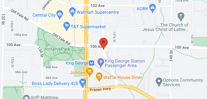 map of 4310 13696 100 AVENUE